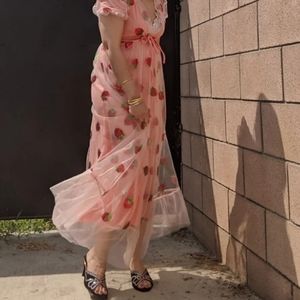 THIS IS SOLD!!The Strawberry 🍓 Dress